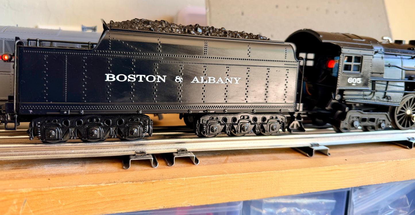 The K-Line K3209-605S  O-gauge Boston & Albany 4-6-4 Hudson