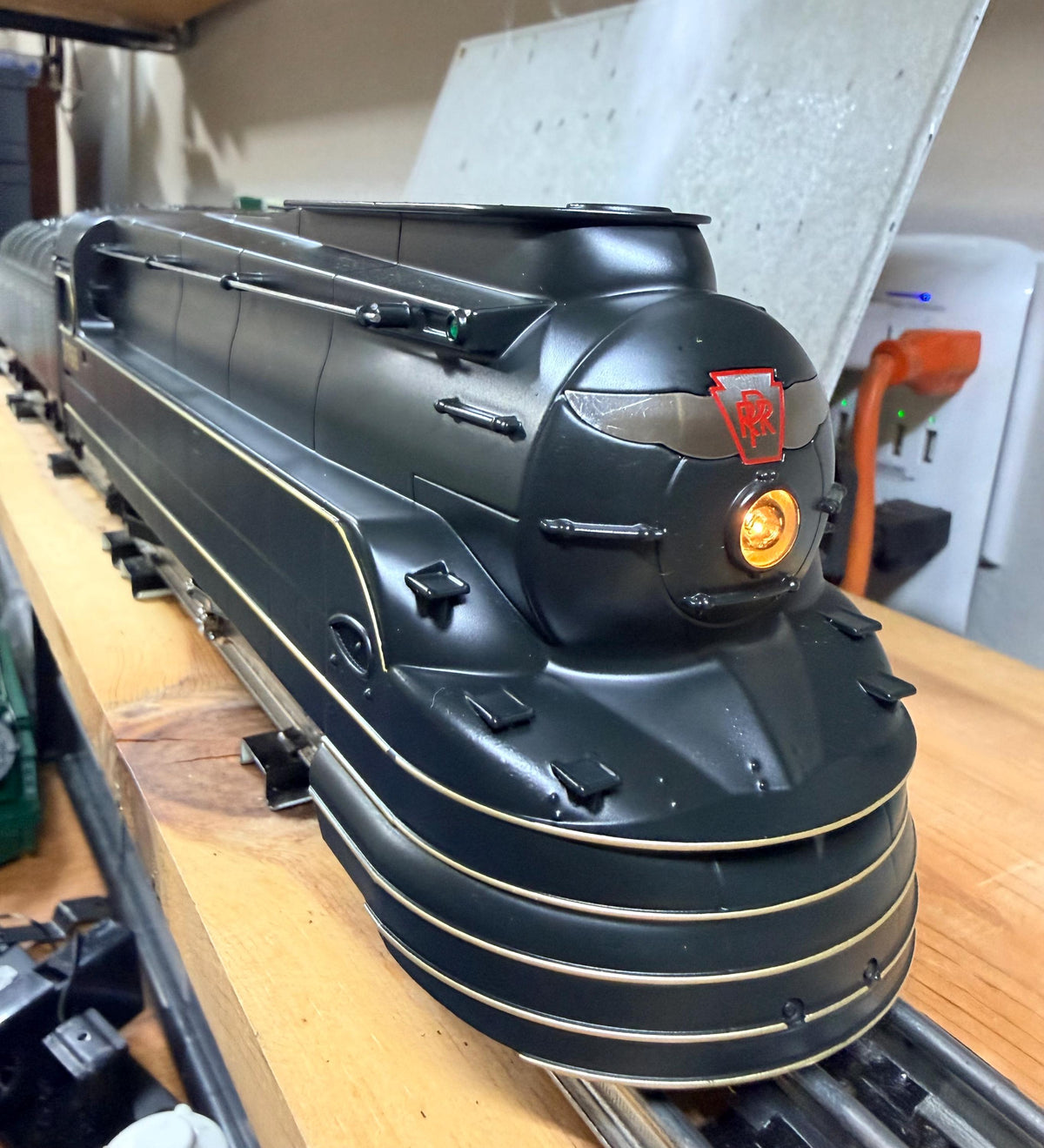 MTH 4-6-2 O Guage Torpedo Steam Engine w/Whistle Smoke