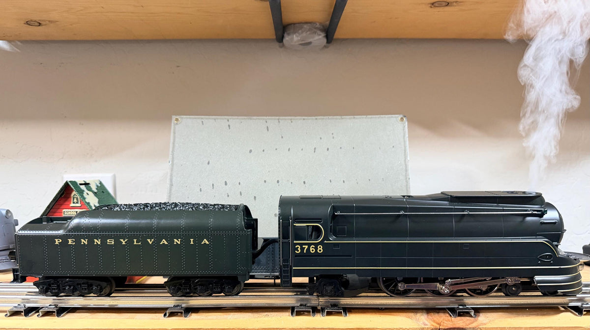 MTH 4-6-2 O Guage Torpedo Steam Engine w/Whistle Smoke