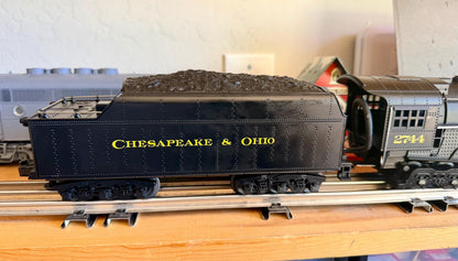MTH O Gauge Chesapeake & Ohio 2-8-4 Berkshire Steam Engine