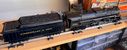 MTH O Gauge Chesapeake & Ohio 2-8-4 Berkshire Steam Engine