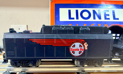 Lionel O Guage Santa Fe Hudson with Air whistle #3458