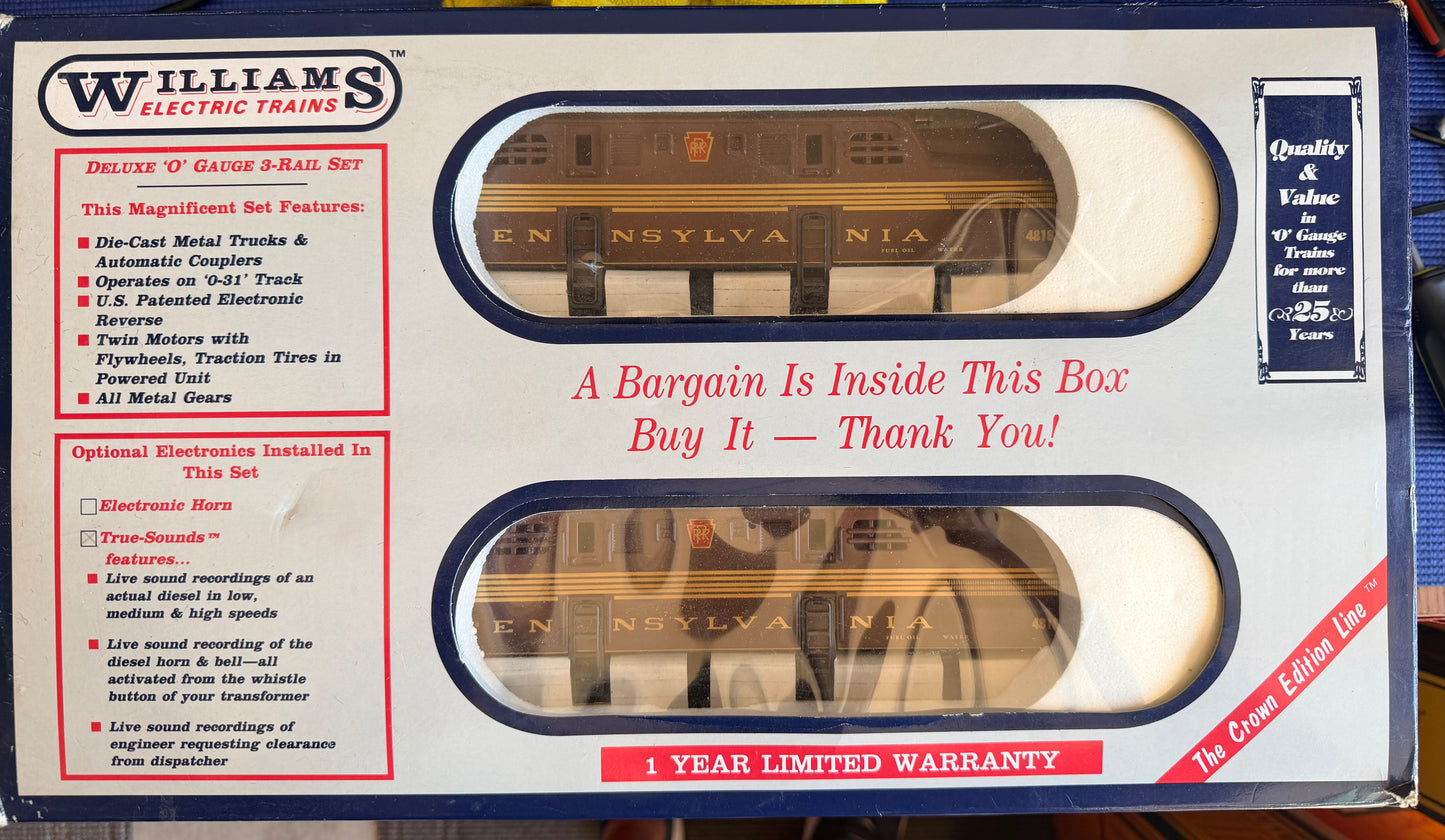 Williams Double Header GG1 PRR O Scale Set 442007