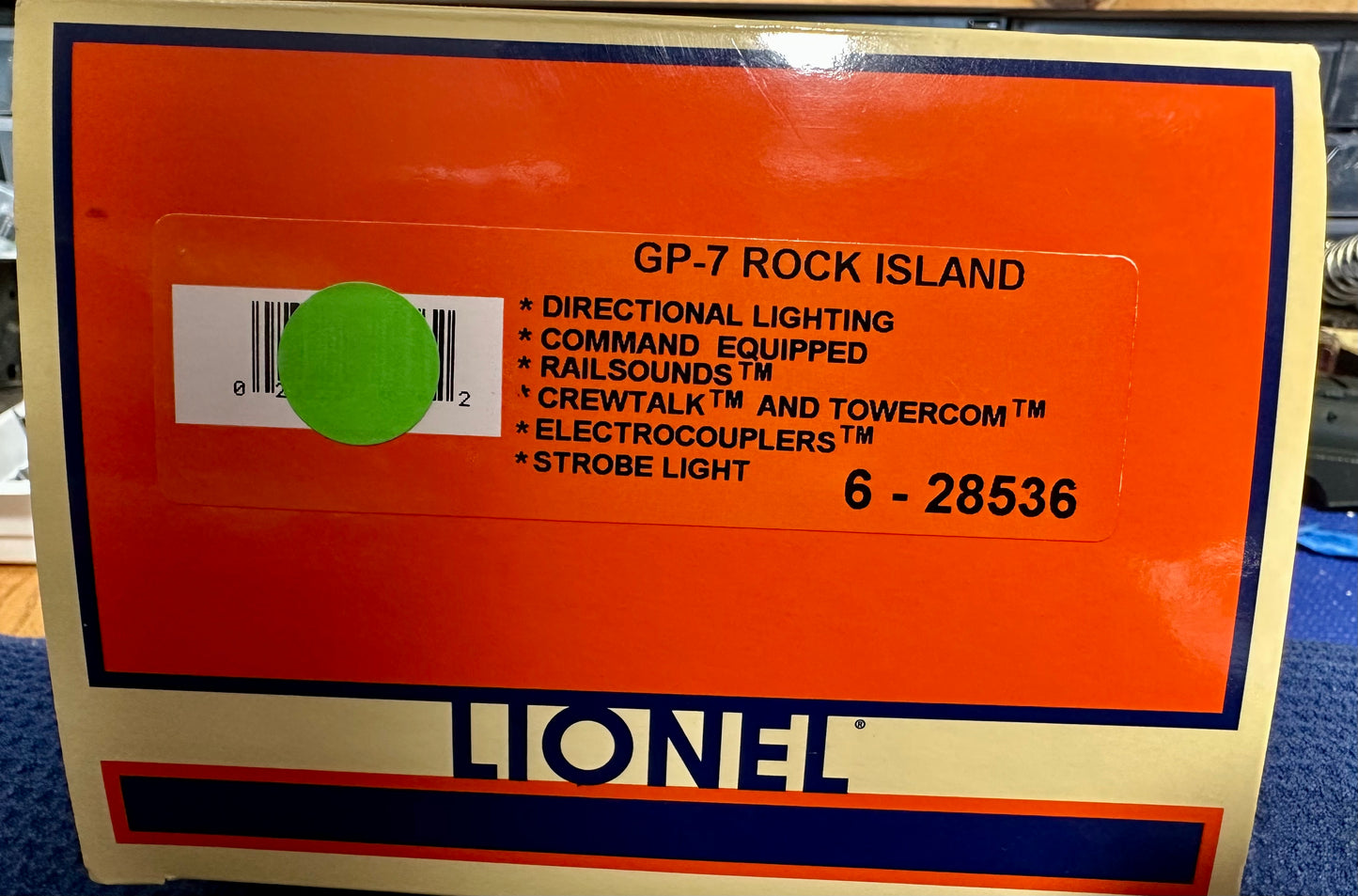 Lionel Rock Island TMCC GP7 DIESEL #1274