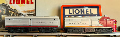 Rare 1972 Lionel Santa Fe Twin Diesel No. 6-1285 Freight Set with Original Box