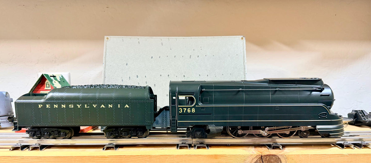 MTH 4-6-2 O Guage Torpedo Steam Engine w/Whistle Smoke