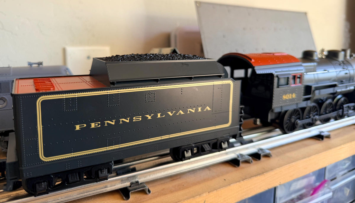 Pennsylvania O Gauge RailKing 2-8-0 Steam with LocoSound and Chuff