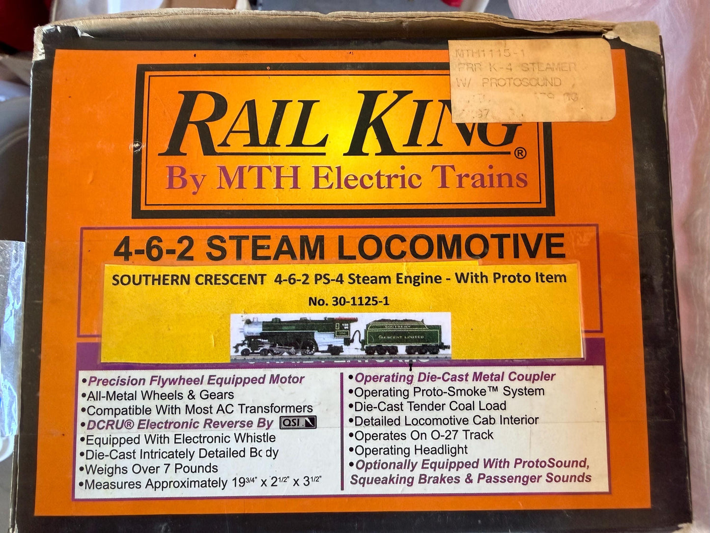 Southern 4-6-2 PS-4 Steam Engine - With Proto 30-1125-1