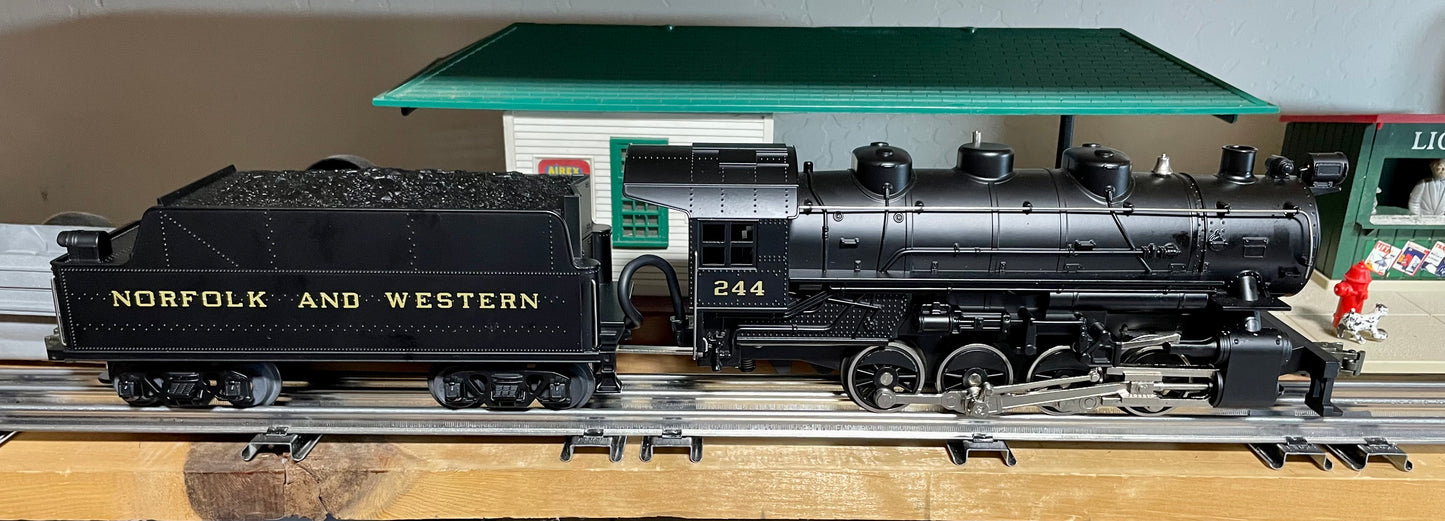 MTH Railking RK-1111 LP 0-8-Norfolk and Western Steam Switcher