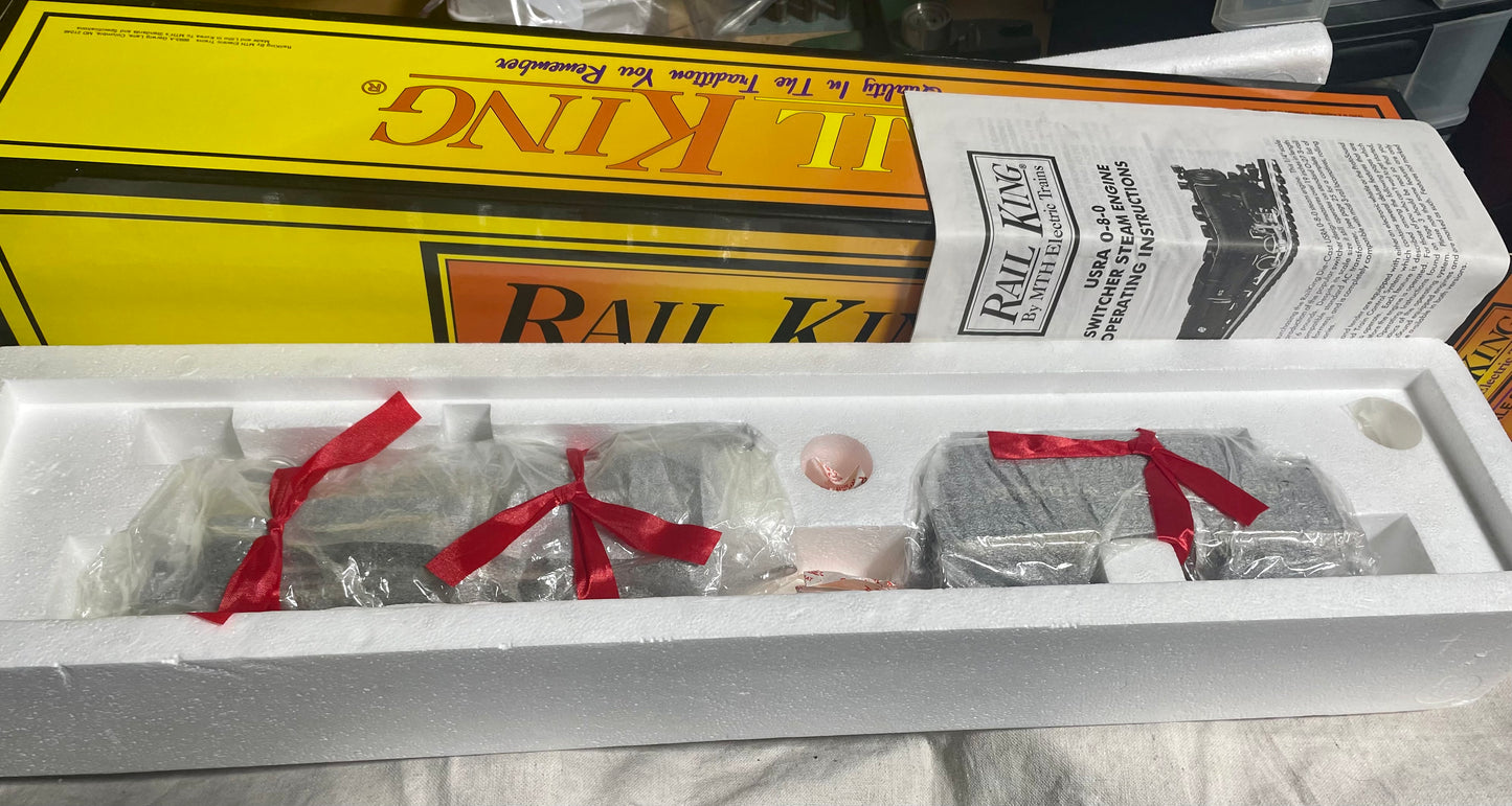 MTH Railking RK-1111 LP 0-8-Norfolk and Western Steam Switcher