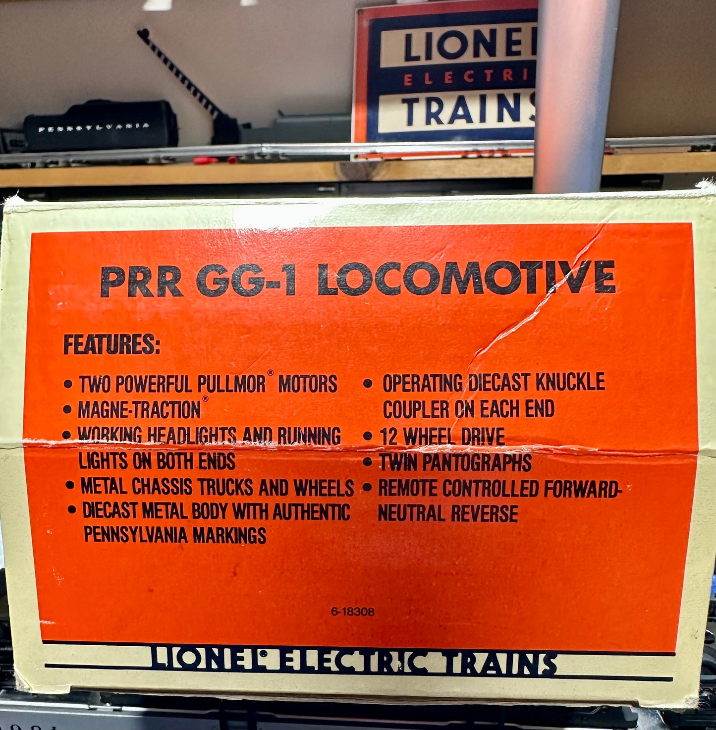 Lionel PRR GG1 Locomotive 6-18308